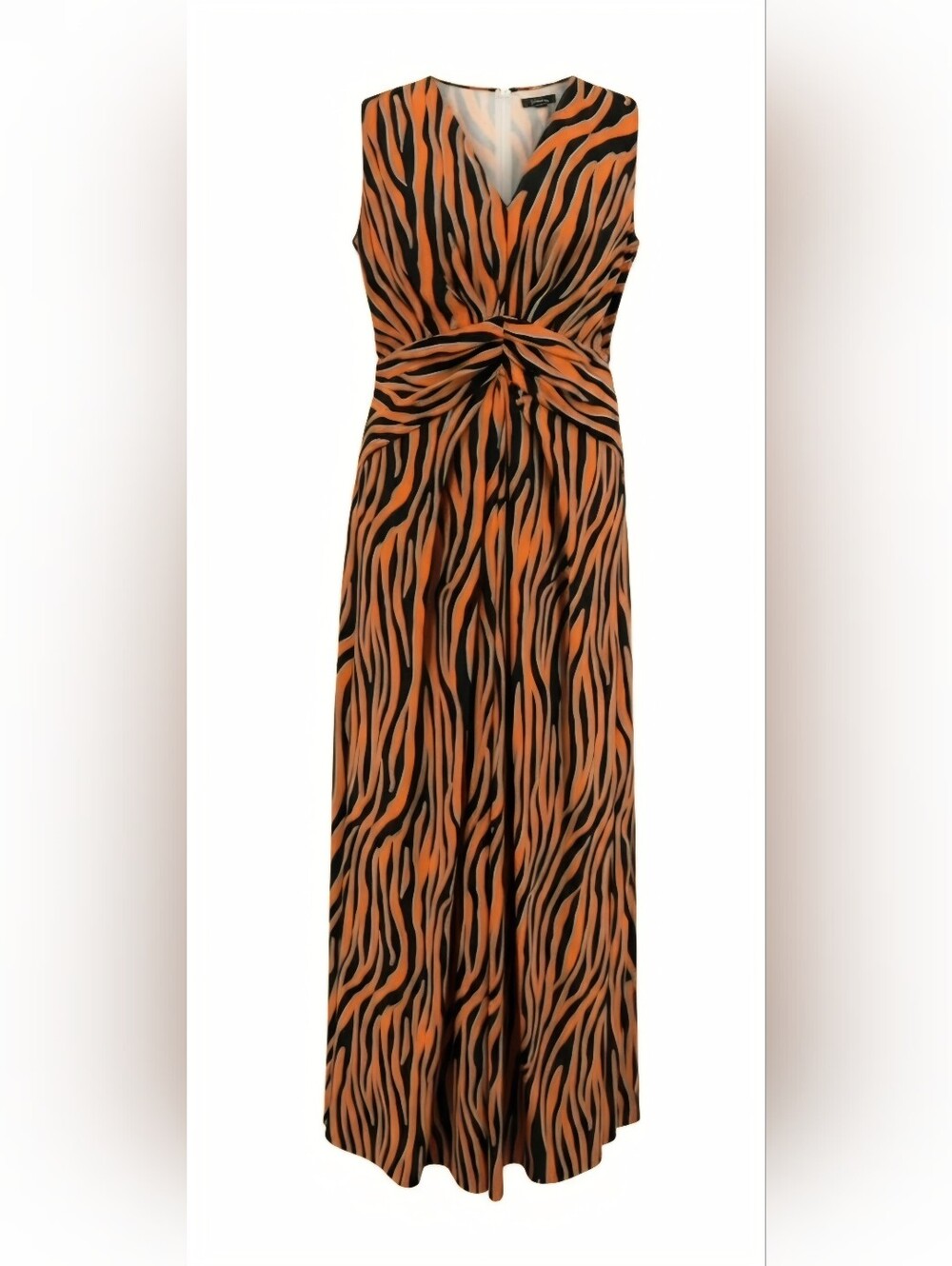 Diane von Furstenberg Ace Animal Print Maxi Dress Size 10
